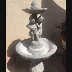 New Water Fountain Made Out Of Cement Perfect Gift 