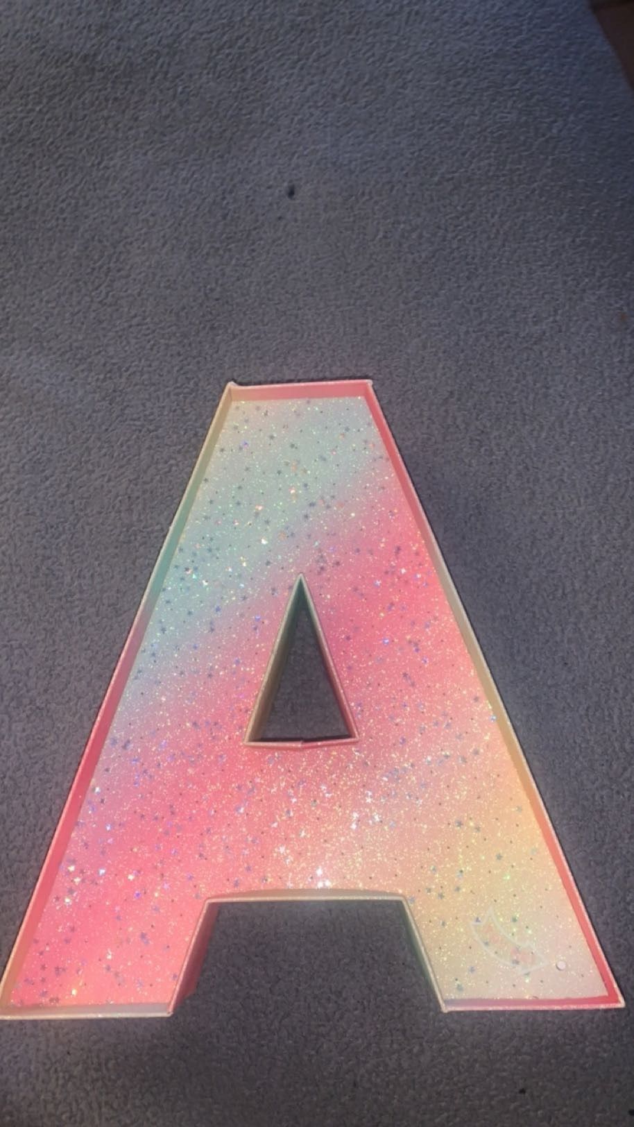 Light Up Letter Decor