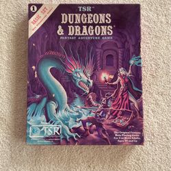 Complete Dungeons & Dragons Basic Set First Print 1981