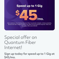 Quantum Fiber Home Internet @Cricket