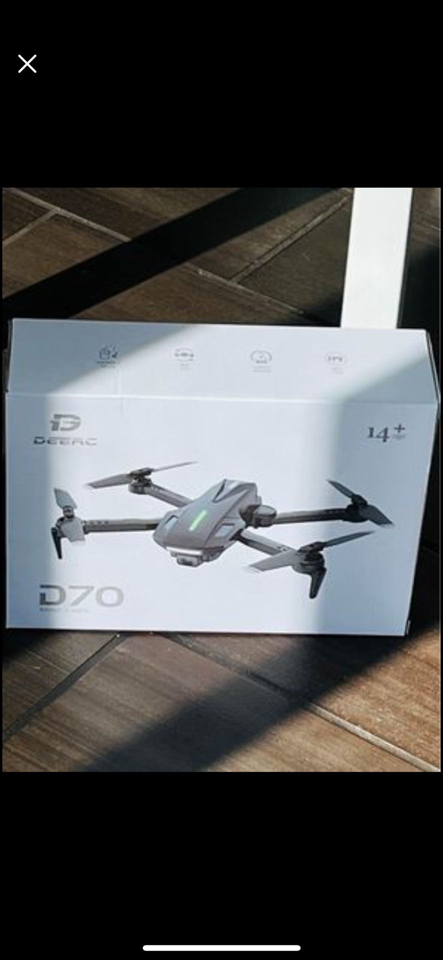 Brand New DEERC Drone with Camera, D70 Drones with Camera for Adults 1080P HD