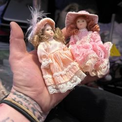 Vintage Mini Porcelain Dolls