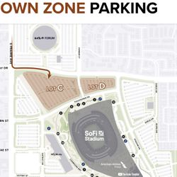 Kanye Sofi Stadium GA BROWN LOT PARKING 4/3