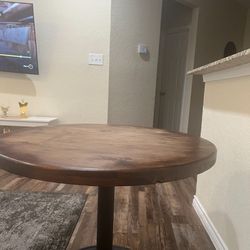 A table with two chairs