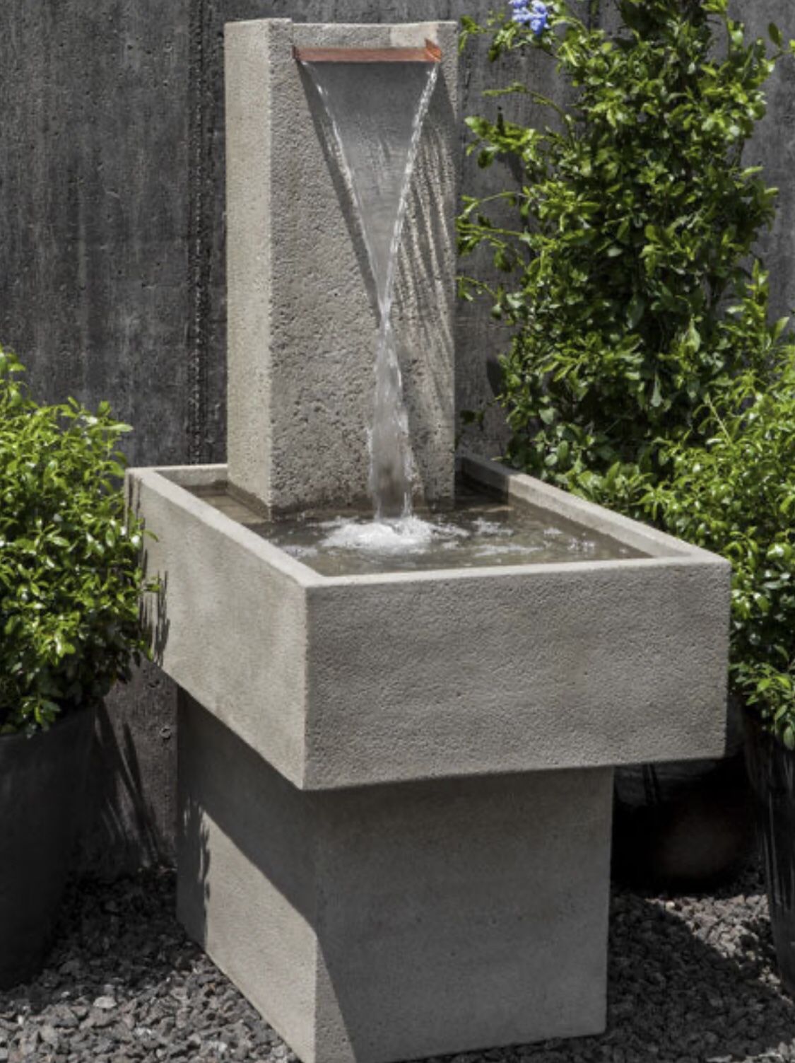 Outdoor Water Fountain By Campania $500