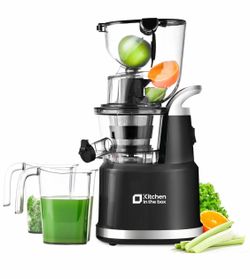 Kitchen in the Box Cold Press Juicer – 3.3” Wide Chute – New in Box