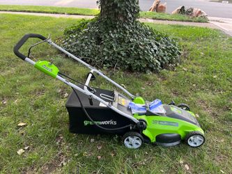 Practically new Greenworks 16" Electric Lawn Mower Corded