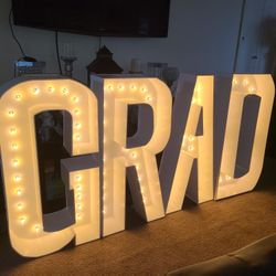 Grad Light Up 36inches Tall Please Read Description