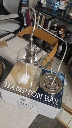 Hampton Bay Pendant Light.