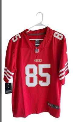 George Kittle #85 San Francisco 49ers Red Stitched Custom Fan Jersey - Size M