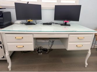Solid Wood Vintage Desk