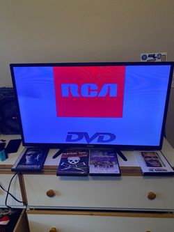 Retro RCA Flat Screen TV with Built-In DVD Player