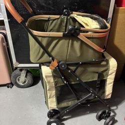 Pet Stroller For Two / Coche Para Dos  Mascotas