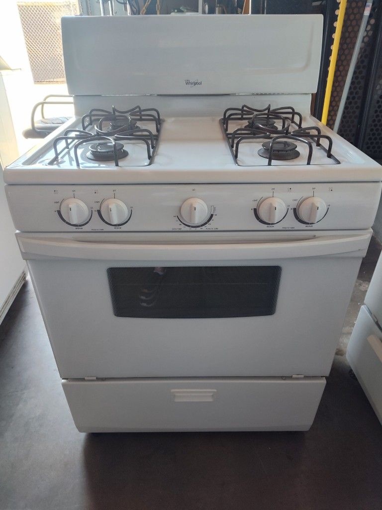 Whirlpool White 30" GAS Stove