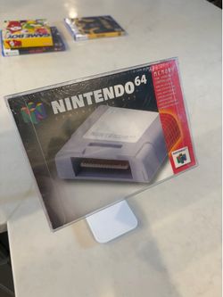 Nintendo 64 N64 OEM Memory Controller Pak Brand New Factory Sealed w/ Protector