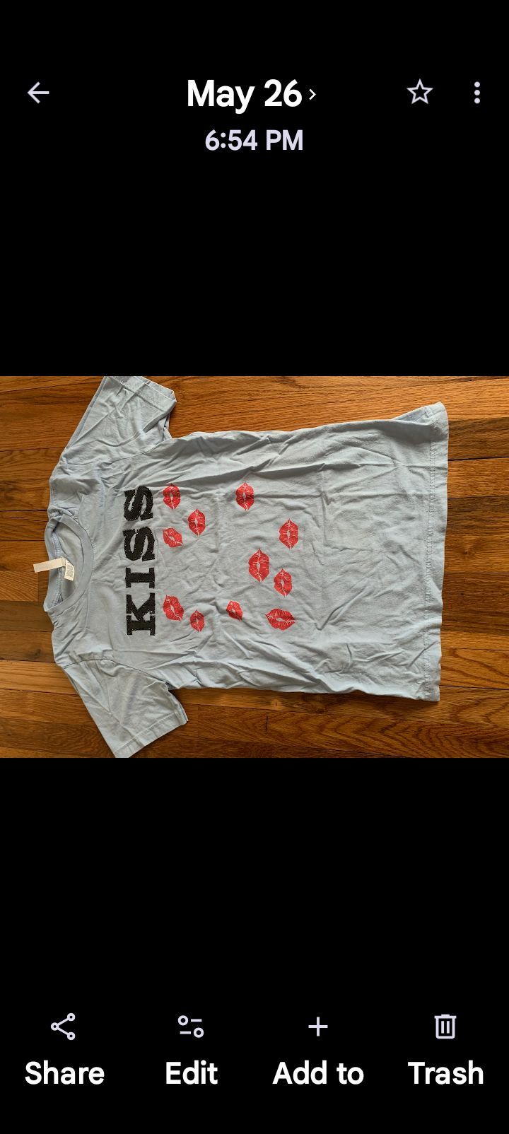 Kiss shirt medium