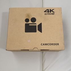 Video Camera 4K Camcorder 48MP Image Vlogging Camera with Wi-Fi 18X Digital Zoom YouTube Camera with Microphone, 3’’ Touch Screen and Remote Control