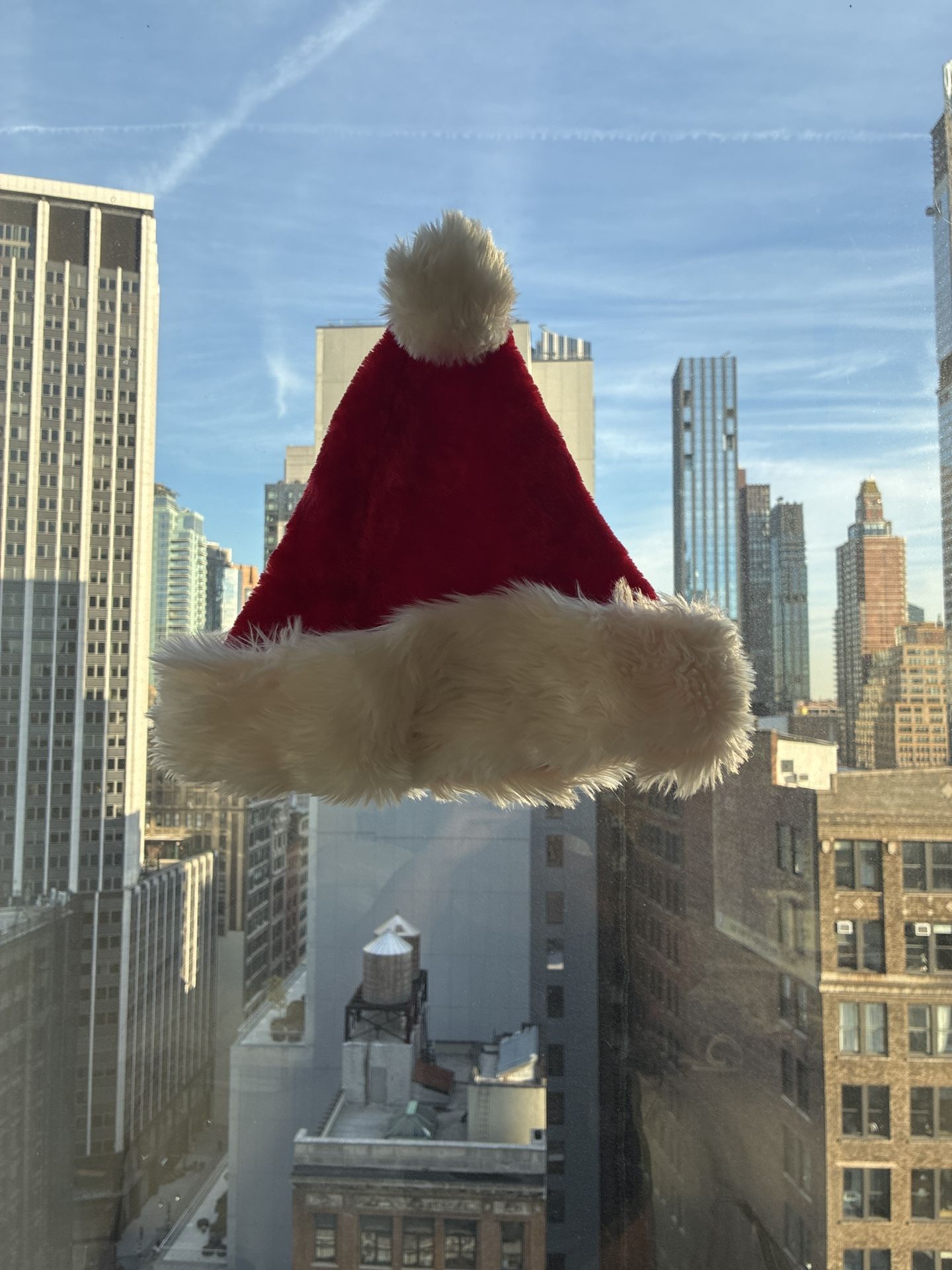 Merry Christmas Santa Hat - Red & White kids Adults