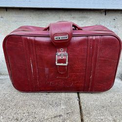 Leather Vintage Suitcase-New Vista