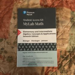 Elementary and Intermediate Algebra: Concepts and Applications