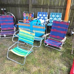 Beach Party Chairs An Gear All In Great Shape 