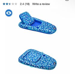 Aqua Luxury Inflatable Pool Recliner, 2-pack