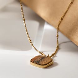 316L Stainless Steel NECKLACE, Gold plated