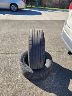 2 Tires 245/60r18.  4/32 Tread. 