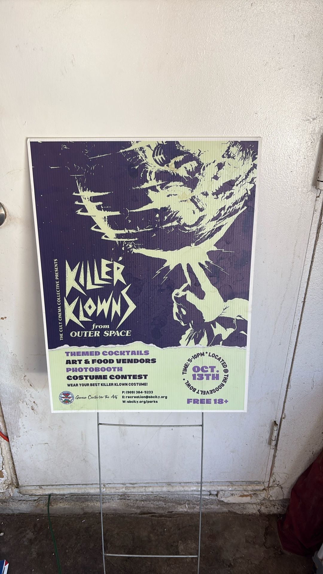 Double Sided Horror Poster Decoration