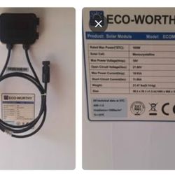 ECO-WORTHY Bifacial 195 Watt 12 Volt 12BB Solar Panels