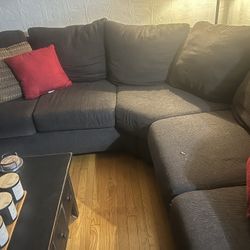 Brown  Sectional Couch 