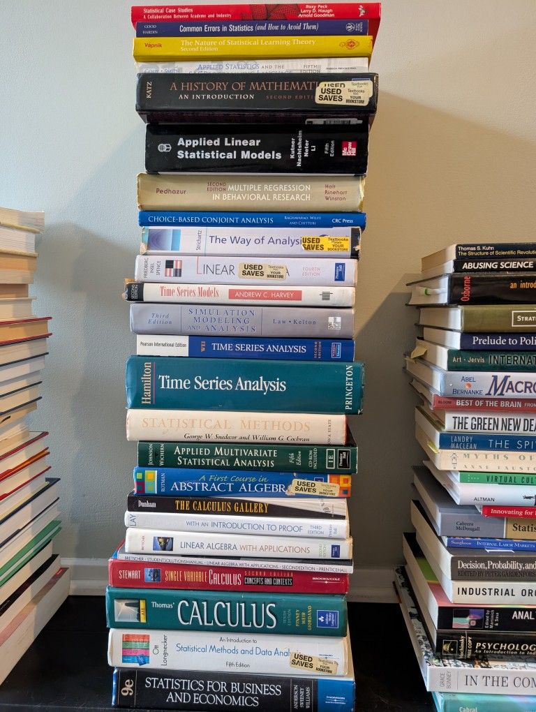 Math And Statistics Textbooks