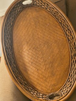 Wicker tray /long basket50.00