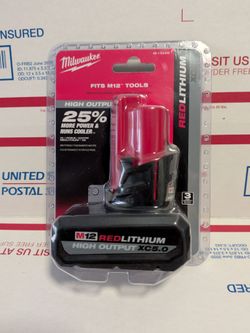 Milwaukee M12 HO 5.0 Battery