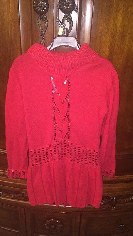 Girls holiday red dress