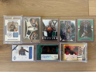 8 Nba Card Lot Autos/Patches & numbered