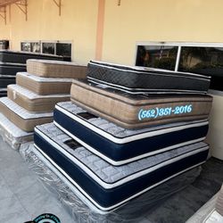 Double Sided Pillowtop King Mattress And Box Set New 