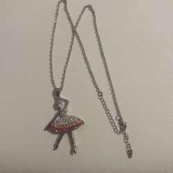 Necklace With Ballerina Pendant 