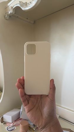 Cream iPhone 12 phone case