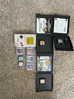 Gameboy with assorted games