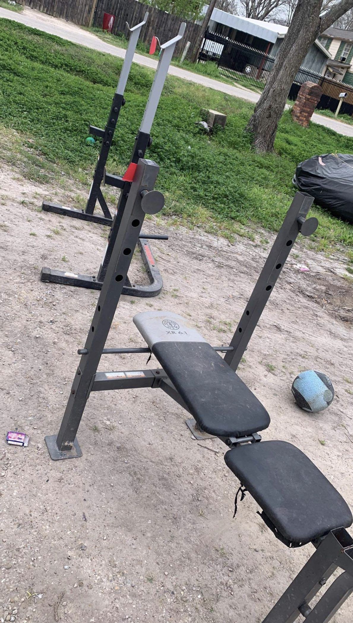 Weight Bench& Squat Rack
