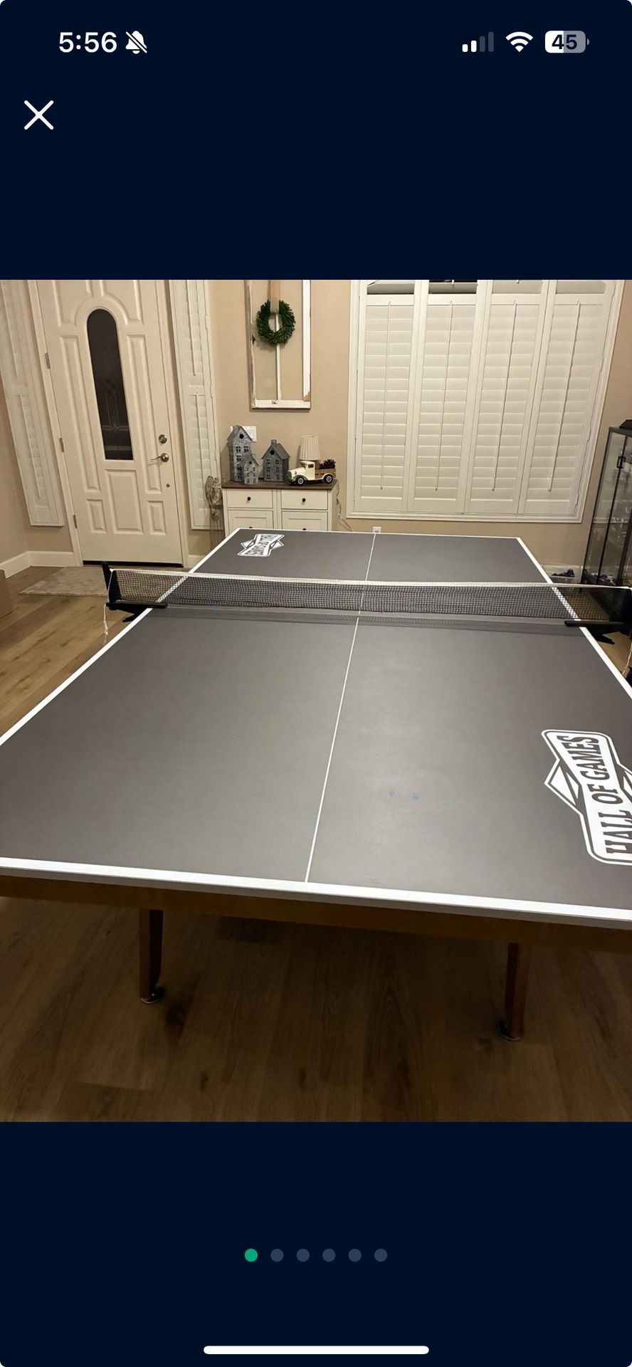 Hall Of Games Ping Pong Table 