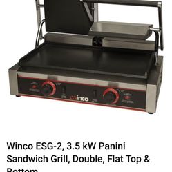 USED Commercial panini Press 