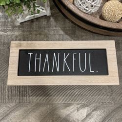 Rae Dunn THANKFUL Sign - Great Thanksgiving Sign