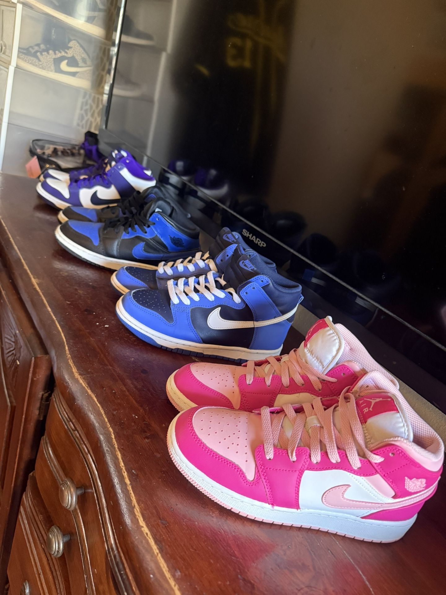 jordan 1s mid and high