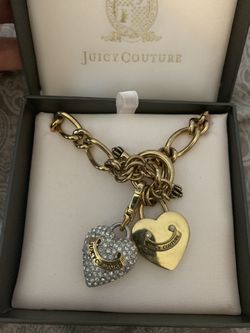Juicy couture charm necklace