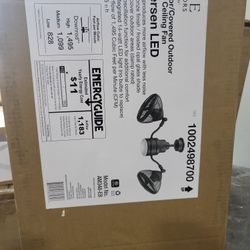 Home Decorators 42in Double Ceiling Fan With Light Indoor/outdoor 149$