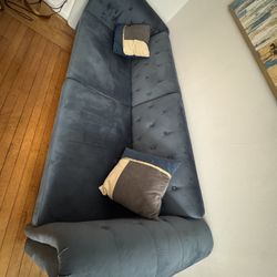 Deep Blue Futon (couch)