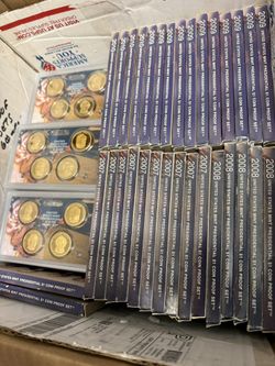Bulk Lot Proof Sets 07 08 09 10