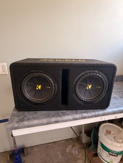 2-10s Kicker CompC Dual Subwoofer Ported Box